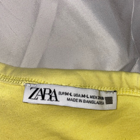 Zara Yellow Workout Set (2 Piece Set) - Picture 8 of 8